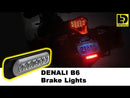 B6 LED Brake Light Kit with License Plate Mount