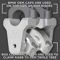 2" Handlebar Risers - BMW R1250GS /GSA, R1200GS 13- /GSA 14-