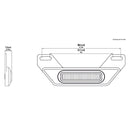 B6 LED Brake Light Kit with License Plate Mount