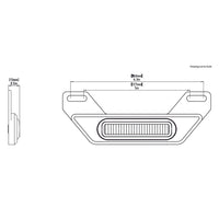 B6 LED Brake Light Kit with License Plate Mount