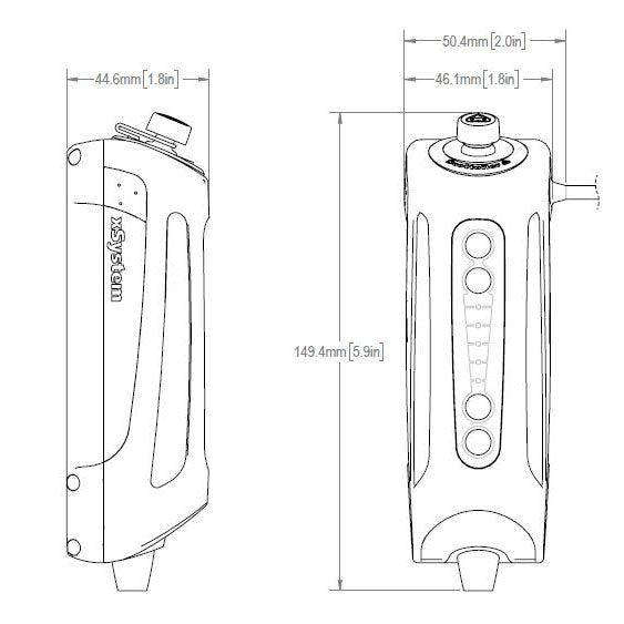 xSystem v3.0+ Electronic Chain Lubrication System with Bluetooth Control