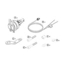 Dual USB A Plug-n-Play Socket for Handlebar Clamp Mount - Universal