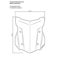 Windshield - BMW R1250GS /GSA all years, R1200GS 13-19 /GSA 14-19