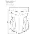 Windshield - BMW R1250GS /GSA all years, R1200GS 13-19 /GSA 14-19