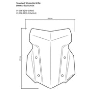 Windshield - BMW R1250GS /GSA all years, R1200GS 13-19 /GSA 14-19