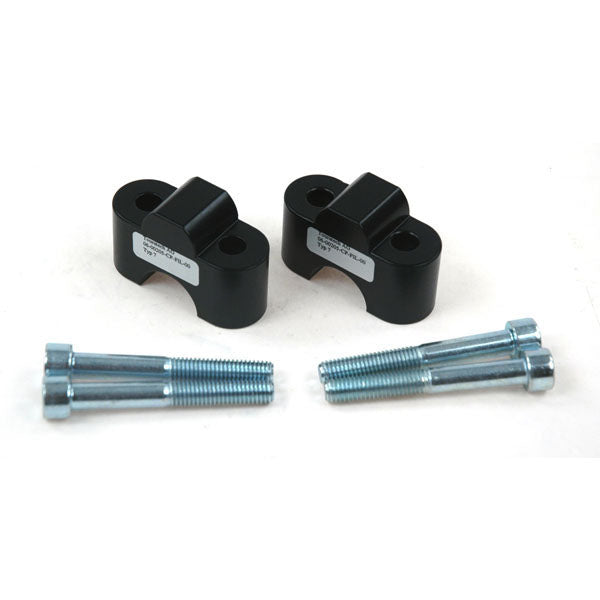 Handlebar Risers 25mm Black - BMW R1150GS /GSA, R1100GS, R1100R, R850G