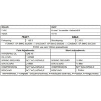 Progressive Fork & Shock Springs Stage 1 BLACK-T - BMW RnineT Scrambler & Urban G/S from 2015