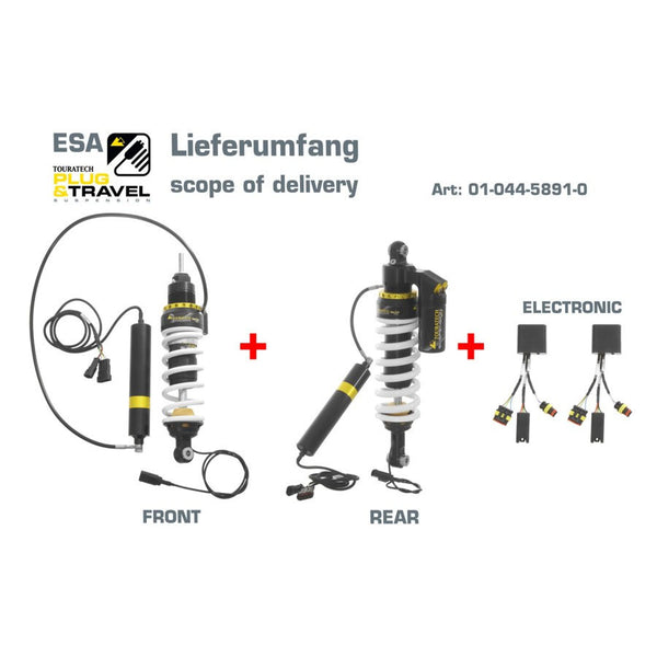 Shock Absorber Front & Rear PDS ESA / Plug & Travel Expedition - BMW R1200GS 10-12 with WP Shock
