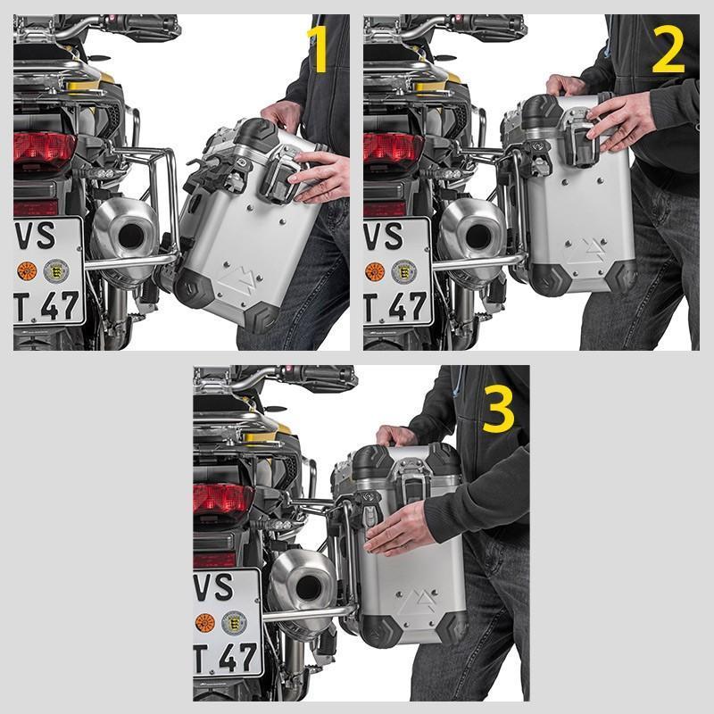 goodsavageセットアップ ZEGA EVO X Special Side Cases System - Husqvarna Norden 901, KTM