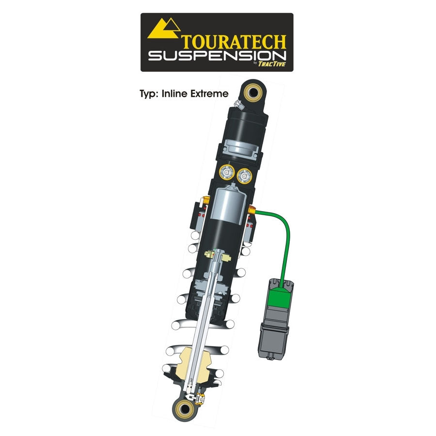 Shock Absorber Rear Extreme (Reservoir, Preload, High & Low Speed) - BMW F800GS 08-12