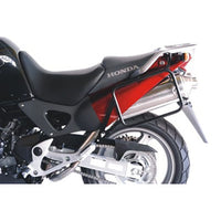 Supports de Valises Latérales Acier Inoxydable Noir - Honda XL1000V Varadero 99-06