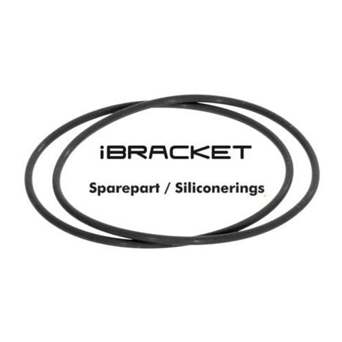 Replacement Silicon Rings for iBracket Black