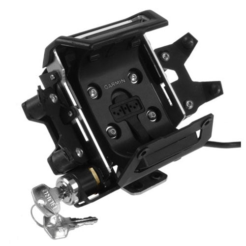 Black Garmin Lockable Handlebar Mount for Montana 600, 610, 680