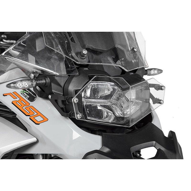 Headlight Guard Clear Quick-Release - BMW F900GSA, F850GSA