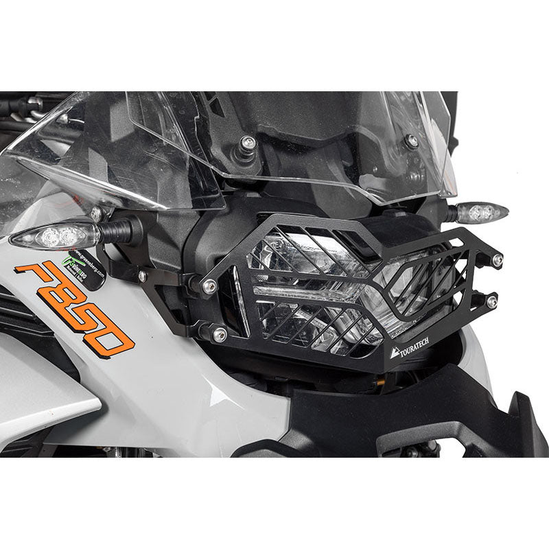 Headlight Guard Black Quick-Release - BMW F900GSA, F850GSA