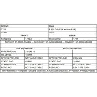Progressive Fork Springs Standard, 25mm, 40mm Lowering - BMW F900GSA, F850GS /GSA 2018 and up