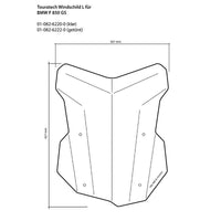Windshield Large - BMW F900GSA, F850GS /GSA