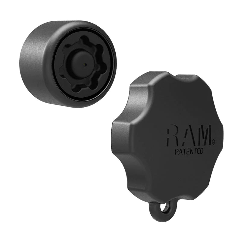 RAM Mixed Combination Pin-Lock Security Knob and Key Knob for 1.5" Diameter C Size Arms