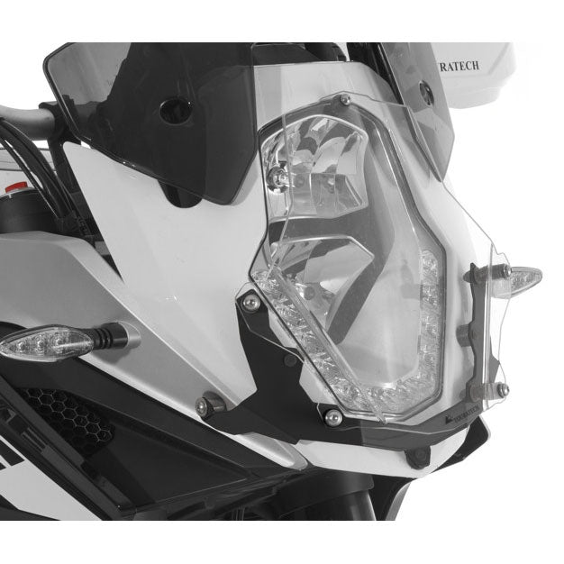 Headlight Guard Clear Quick-Release - KTM Adventure 1050, 1090 /R, 1190 /R all years & 1290 up to 2016