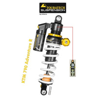 Shock Absorber Extreme PDS (Reservoir, Preload, High & Low Speed) - KTM Adventure R 790, 890