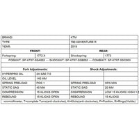 Progressive Fork Springs Standard & 30mm Lowering - KTM Adventure R 790, 890