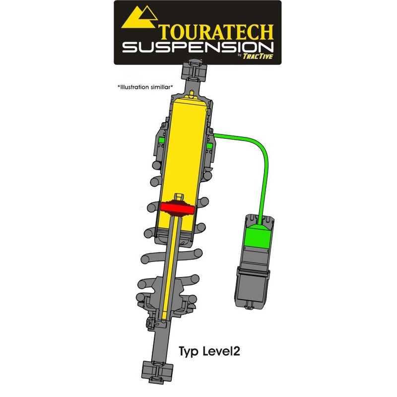 Shock Absorber Rear Explore HP, Level 2 (Pre-Load Adjustment, Low Speed) - Suzuki V-Strom DL650 04-11
