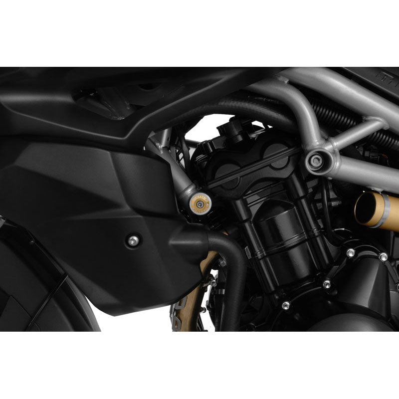 Frame Plug Left Gold - Triumph Tiger 800 /XC up to 2014