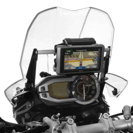 Ajustement de Pare-Brise avec Support de Montage de GPS - Triumph Tiger 800 /XC/XCx jusqu'à 2017