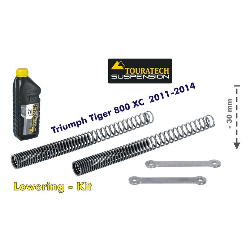 Progressive Fork & Shock Springs 50mm Lowering - Triumph Tiger 800XC 11-14