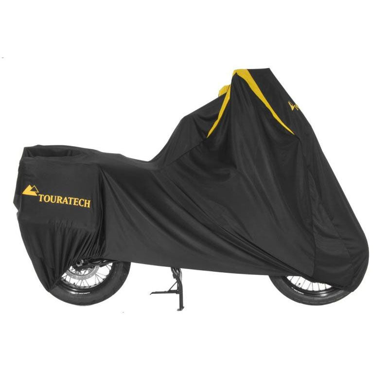 Bike Cover Soft Indoor Soft for Adventure bikes with Side Cases & Top Case
