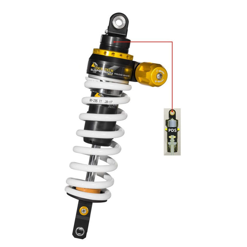 Shock Absorber Explore PDS, Level 2 Standard & 35mm Lowering (Pre-Load Adjustment, Low Speed) - Yamaha Tenere 700