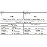 Progressive Fork Springs Standard & 35mm Lowering - Yamaha Tenere 700 21-24