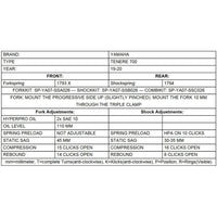 Progressive Fork & Shock Springs Standard & 35mm Lowering - Yamaha Tenere 700 21-24