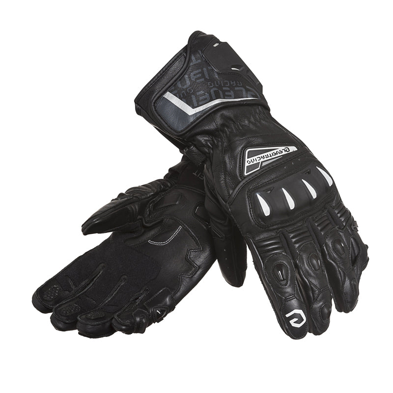 SP-01 Black Men Racing Leather Gloves
