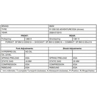 Ressorts Progressifs de Fourche & Amortisseur - BMW R1200GSA 07-13