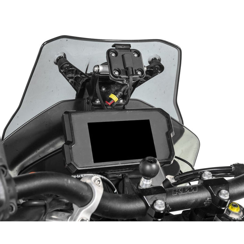 GPS Adapter for Direct Mounting to 12mm Struts 38mm x 30mm Bolt Pattern - Zumo XT, XT2, Zumo 5xx series, GPSmap 276Cx, TomTom Rider 5xx series.