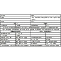 Progressive Fork & Shock Springs Standard, 25mm, 40mm Lowering - BMW F850GS /GSA 2018 and up except Factory Lowered