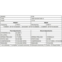 Ressorts Progressifs de Fourche & Amortisseur - KTM Adventure R 1290 17-21 & R 1090