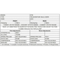 Progressive Fork & Shock Springs Standard & 30mm Lowering - KTM Adventure 790