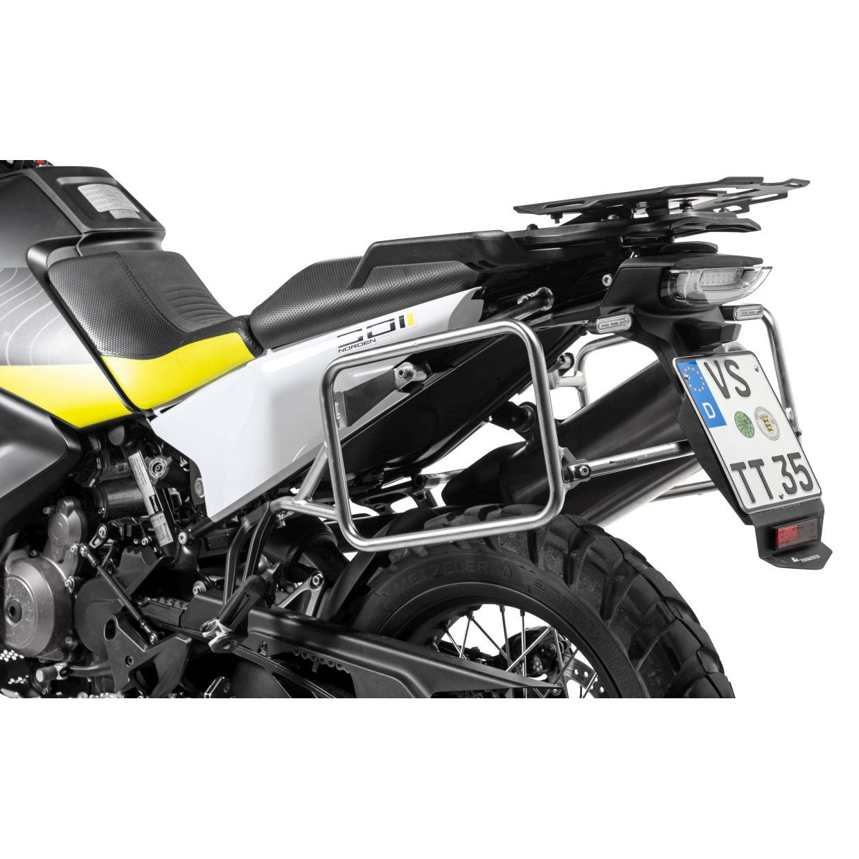 Supports de Valises Latérales Acier Inoxydable - KTM Adventure 790 /R, 890 /R, Husqvarna Norden 901