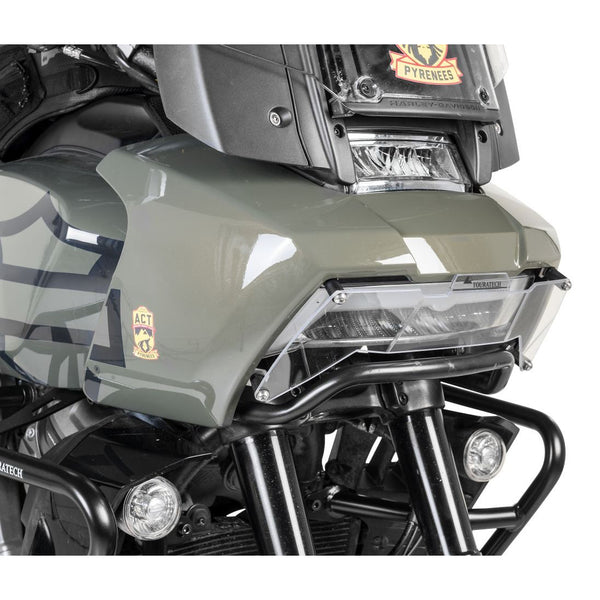 Headlight Guard Clear Quick-Release - Harley-Davidson RA1250 Pan America