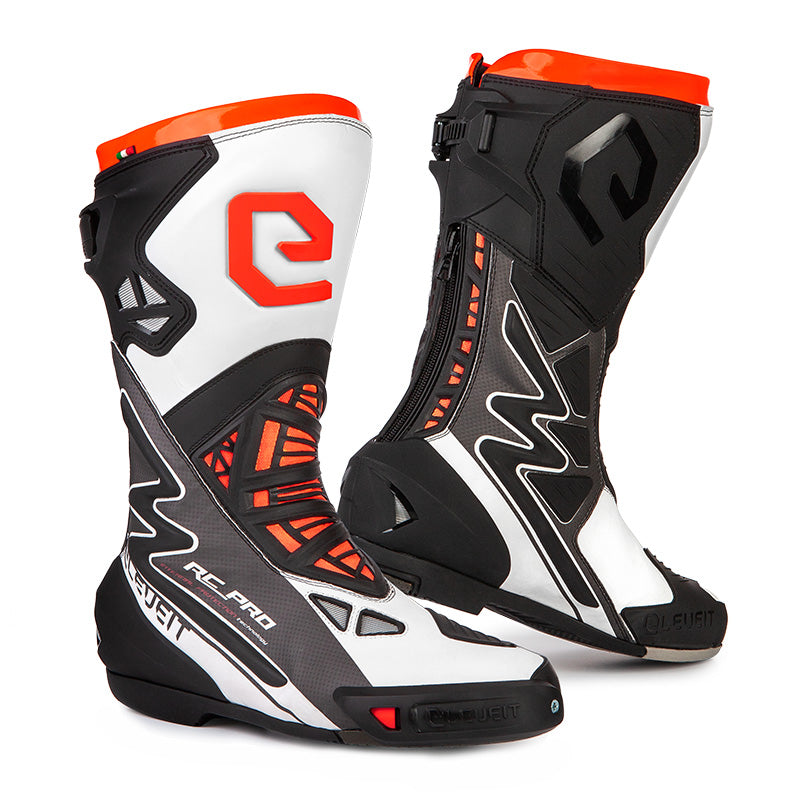 RC Pro White Men Racing Boots
