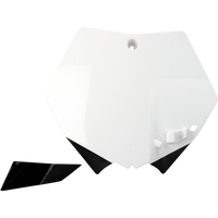 Front Number Plate White - KTM 2007-2012