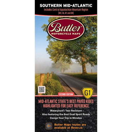 Southern Mid-Atlantic G1 Butler Map - 2nd Edition