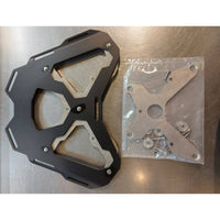 Aluminum Luggage Rack Black - Triumph Tiger Explorer 11-21