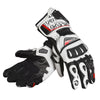 SP-01 White/Red Men Racing Leather Gloves