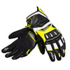 RC-1 Yellow Men Racing Leather Gloves