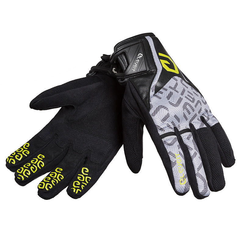 RT-1 Black/Yellow Men Touring Gloves