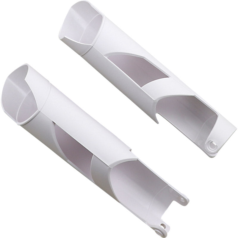 Lower Fork Cover Set White - KTM 08-15