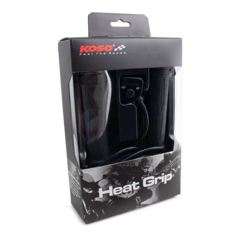 Heated Grips 5 Levels for 7/8" or 1" Handlebars with Twist Throttle - Universal